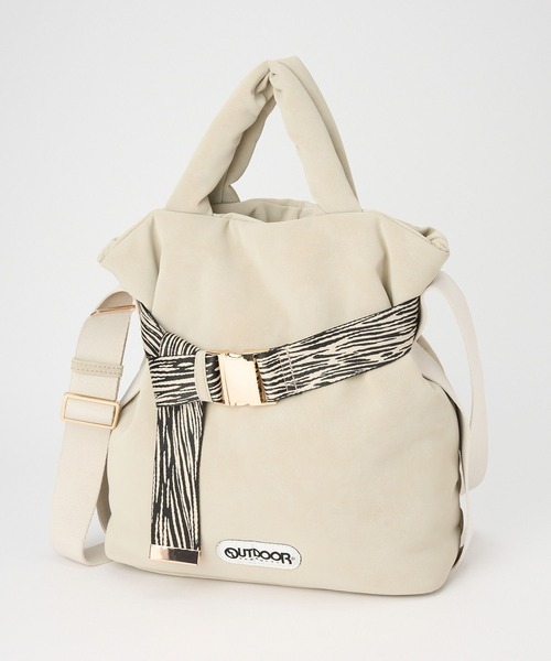 OUTDOOR PRODUCTS(アウトドアプロダクツ)の「BARNYARDSTORM / OUTDOORPRODUCTS / スエードトート(トートバッグ・レディース・ブラック系その他4/グレー系その他4/ブラウン/ブラック・FREE)」の13枚目の写真