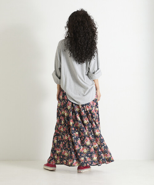 Freada（フリーダ）の「Freada/フリーダ ドッグ フォト プリント ロンT（Tシャツ/カットソー・レディース・グレー/ホワイト・ONE SIZE）」の4枚目の写真
