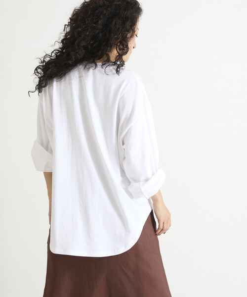 Freada（フリーダ）の「Freada/フリーダ ドッグ フォト プリント ロンT（Tシャツ/カットソー・レディース・グレー/ホワイト・ONE SIZE）」の17枚目の写真