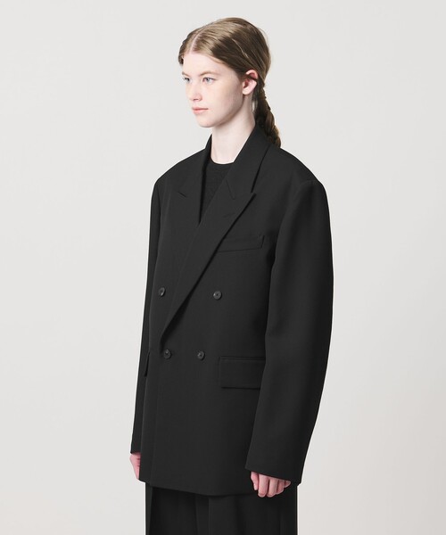 LOEFF(ロエフ)の「<LOEFF>タキシードクロス ボックス ジャケット(テーラードジャケット・レディース・ブラック・1/0)」の5枚目の写真