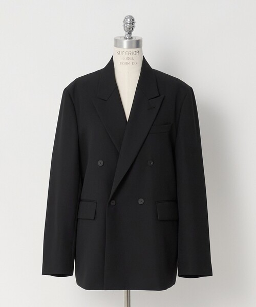 LOEFF(ロエフ)の「<LOEFF>タキシードクロス ボックス ジャケット(テーラードジャケット・レディース・ブラック・1/0)」の11枚目の写真