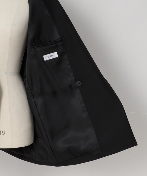 LOEFF(ロエフ)の「<LOEFF>タキシードクロス ボックス ジャケット(テーラードジャケット・レディース・ブラック・1/0)」の17枚目の写真
