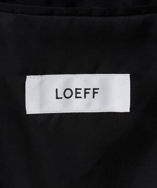 LOEFF(ロエフ)の「<LOEFF>タキシードクロス ボックス ジャケット(テーラードジャケット・レディース・ブラック・1/0)」の19枚目の写真