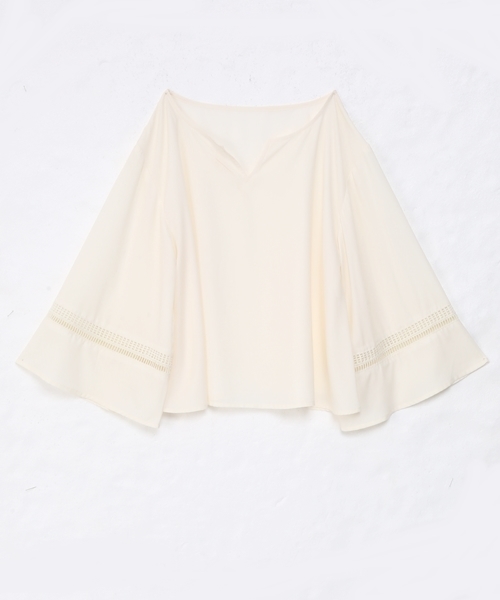 Chico（チコ）の「花柄スキッパーブラウス（シャツ/ブラウス・レディース・その他1/その他2/オフホワイト/ミント・FREE）」の15枚目の写真