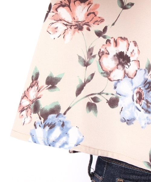 Chico（チコ）の「花柄スキッパーブラウス（シャツ/ブラウス・レディース・その他1/その他2/オフホワイト/ミント・FREE）」の12枚目の写真