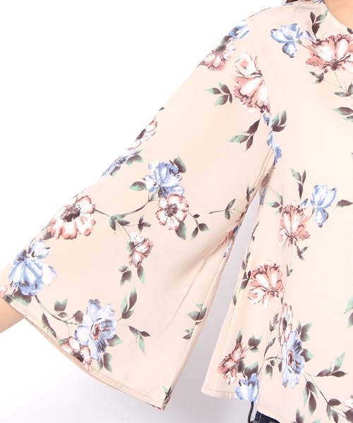 Chico（チコ）の「花柄スキッパーブラウス（シャツ/ブラウス・レディース・その他1/その他2/オフホワイト/ミント・FREE）」の14枚目の写真