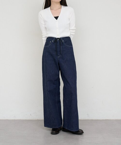 russet(ラシット)の「ワイドバギーパンツ(その他パンツ・レディース・インディゴブルー・FREE)」の20枚目の写真