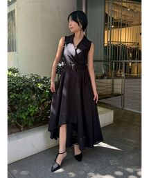 アシメヘムトレンチワンピース