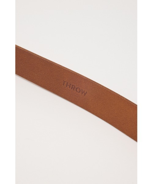 THROW by SLY(スローバイスライ)の「THROW COW LEATHER BUCKLE BELT カウレザーバックルベルト(ベルト・レディース・キャメル/ブラック・FREE)」の15枚目の写真