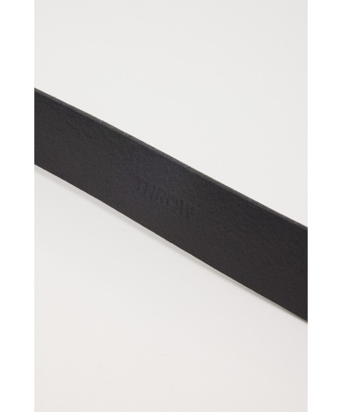 THROW by SLY(スローバイスライ)の「THROW COW LEATHER BUCKLE BELT カウレザーバックルベルト(ベルト・レディース・キャメル/ブラック・FREE)」の8枚目の写真