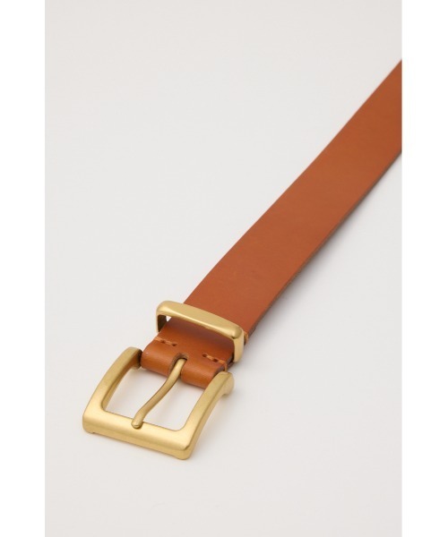 THROW by SLY(スローバイスライ)の「THROW COW LEATHER BUCKLE BELT カウレザーバックルベルト(ベルト・レディース・キャメル/ブラック・FREE)」の13枚目の写真