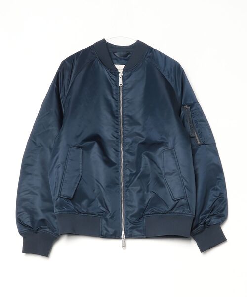 Calvin Klein(カルバン・クライン)の「ジャケット- ロングスリーブナイロンボンバージャケット(その他アウター・メンズ・ネイビー/オリーブ・L/M/S)」の12枚目の写真