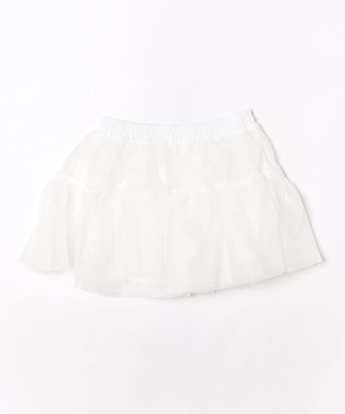 Secret Honey(シークレットハニー)の「ティアードパニエ(スカート・レディース・オフホワイト/ブラック・MEDIUM)」の1枚目の写真