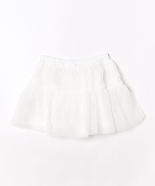 Secret Honey(シークレットハニー)の「ティアードパニエ(スカート・レディース・オフホワイト/ブラック・MEDIUM)」の3枚目の写真