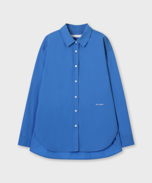 PLAC WOMEN(プレイス・ウィメン)の「カーブドヘムシャツブルー(シャツ/ブラウス・レディース・ブルー・O/S)」の5枚目の写真