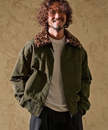 mj11897- Leopard Collar Flight Jacket フライトジャケット(CAM26AW-022)