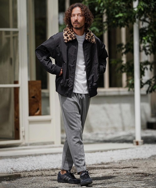 CAMBIO(カンビオ)の「mj11897- Leopard Collar Flight Jacket フライトジャケット(CAM26AW-022)(その他アウター・メンズ・ベージュ/オリーブ/ブラック・L/M/S)」の6枚目の写真