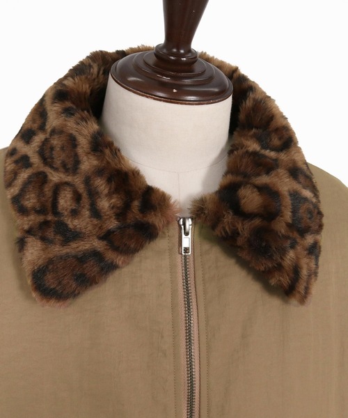 CAMBIO(カンビオ)の「mj11897- Leopard Collar Flight Jacket フライトジャケット(CAM26AW-022)(その他アウター・メンズ・ベージュ/オリーブ/ブラック・L/M/S)」の22枚目の写真