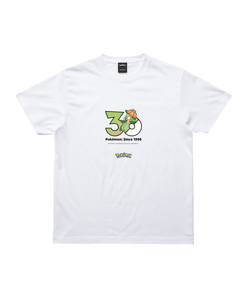 ZOZOSPOT(ゾゾスポット)の「Pokemon 30th Anniversary 1025 T-shirt 「ドレディア」(Tシャツ/カットソー・レディース・ホワイト・SMALL/MEDIUM/LARGE/X-LARGE/XX-LARGE/XXX-LARGE/100cm/110cm/120cm/130cm/140cm/150cm/160cm)」の1枚目の写真