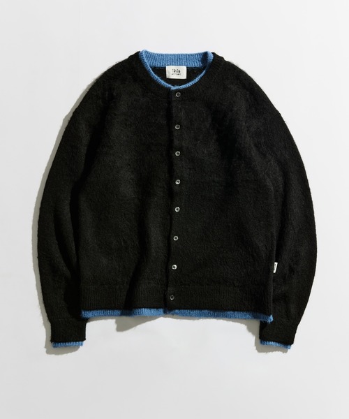 WETTEMPT（ウィテンプト）の「CREW NECK BRUSHED LAYERED CARDIGAN / クルーネックブラッシュドレイヤードカーディガン（カーディガン/ボレロ・メンズ・チャコールグレー/ネイビー/ブラウン/ブラック・SMALL/MEDIUM/LARGE）」の16枚目の写真