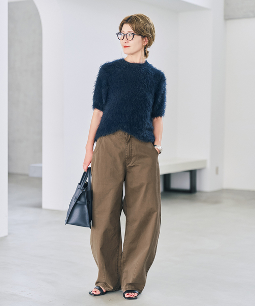 Spick & Span（スピックアンドスパン）の「《追加》カーブチノ（チノパンツ・レディース・モカ/ベージュ・38/36/34）」の3枚目の写真