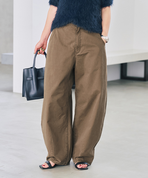 Spick & Span（スピックアンドスパン）の「《追加》カーブチノ（チノパンツ・レディース・モカ/ベージュ・38/36/34）」の8枚目の写真