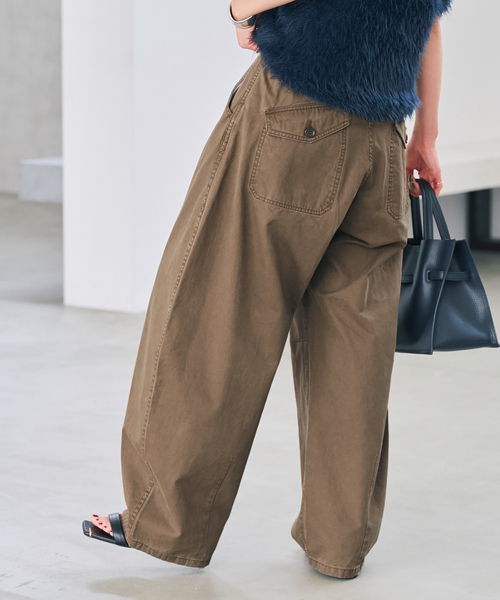 Spick & Span（スピックアンドスパン）の「《追加》カーブチノ（チノパンツ・レディース・モカ/ベージュ・38/36/34）」の10枚目の写真