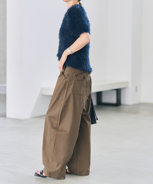 Spick & Span（スピックアンドスパン）の「《追加》カーブチノ（チノパンツ・レディース・モカ/ベージュ・38/36/34）」の11枚目の写真