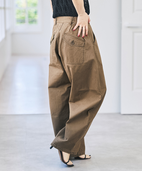 Spick & Span（スピックアンドスパン）の「《追加》カーブチノ（チノパンツ・レディース・モカ/ベージュ・38/36/34）」の15枚目の写真