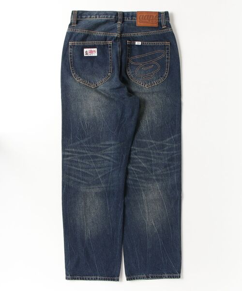 AAPE BY A BATHING APE（エーエイプバイアベイシングエイプ）の「AAPE DENIM PANTS（デニムパンツ・メンズ・ダークブルー・MEDIUM/SMALL/LARGE）」の6枚目の写真