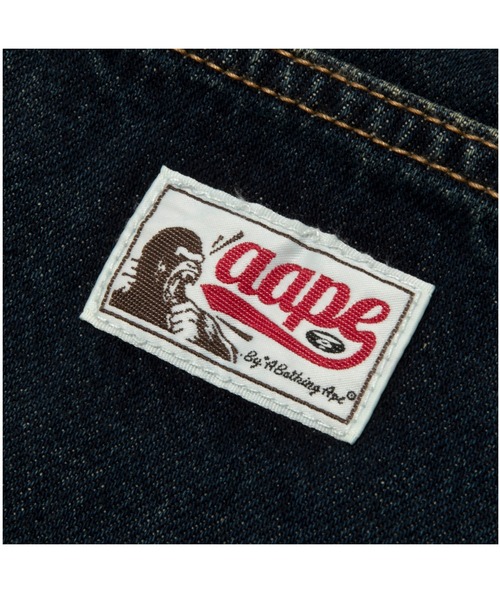AAPE BY A BATHING APE（エーエイプバイアベイシングエイプ）の「AAPE DENIM PANTS（デニムパンツ・メンズ・ダークブルー・MEDIUM/SMALL/LARGE）」の4枚目の写真
