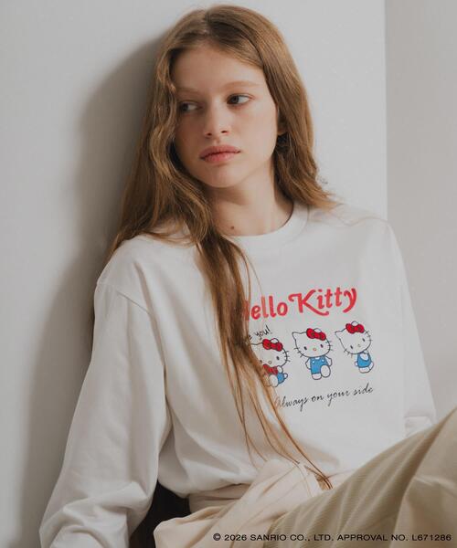 SENSE OF PLACE by URBAN RESEARCH(センスオブプレイスバイアーバンリサーチ)の「別注「ハローキティ」トキメキロンT(Tシャツ/カットソー・レディース・その他1/その他2/その他3・ONE)」の13枚目の写真