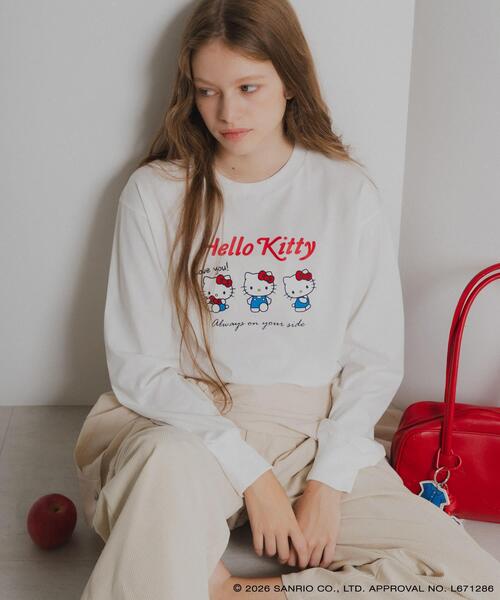 SENSE OF PLACE by URBAN RESEARCH(センスオブプレイスバイアーバンリサーチ)の「別注「ハローキティ」トキメキロンT(Tシャツ/カットソー・レディース・その他1/その他2/その他3・ONE)」の15枚目の写真