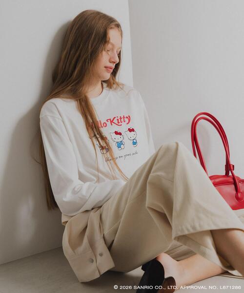SENSE OF PLACE by URBAN RESEARCH(センスオブプレイスバイアーバンリサーチ)の「別注「ハローキティ」トキメキロンT(Tシャツ/カットソー・レディース・その他1/その他2/その他3・ONE)」の16枚目の写真
