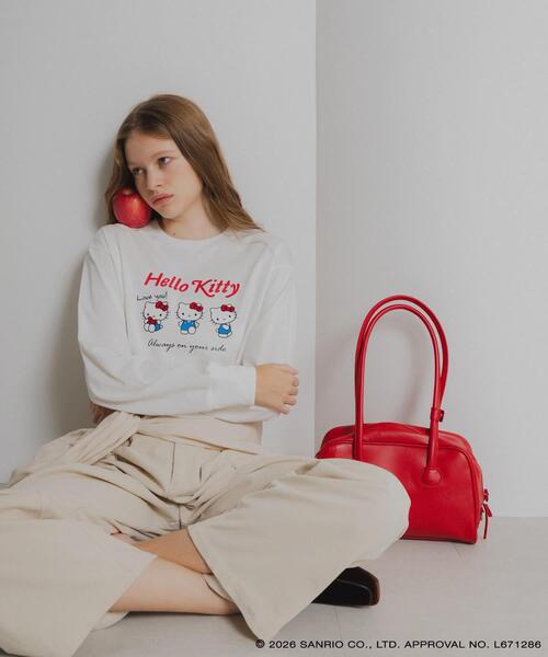 SENSE OF PLACE by URBAN RESEARCH(センスオブプレイスバイアーバンリサーチ)の「別注「ハローキティ」トキメキロンT(Tシャツ/カットソー・レディース・その他1/その他2/その他3・ONE)」の17枚目の写真