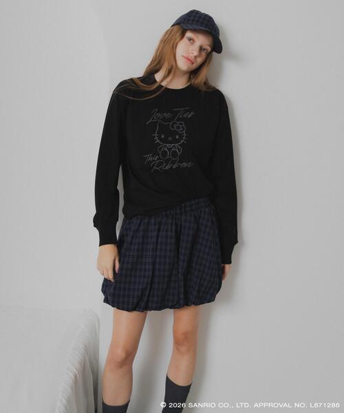SENSE OF PLACE by URBAN RESEARCH(センスオブプレイスバイアーバンリサーチ)の「別注「ハローキティ」トキメキロンT(Tシャツ/カットソー・レディース・その他1/その他2/その他3・ONE)」の6枚目の写真