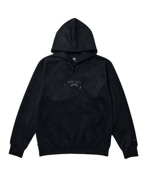 NEW ERA(ニューエラ)の「【NEW ERA】ポリスウェード プルオーバー フーディー / 2カラー(パーカー・メンズ・ブラック/グレー・L/XL/M)」の1枚目の写真