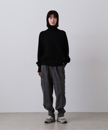 YLEVE / COTTON TWILL PIGMENT OVERDYE TROUSERS