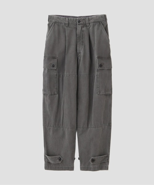 YLEVE(イレーヴ)の「YLEVE / COTTON TWILL PIGMENT OVERDYE TROUSERS(その他パンツ・レディース・グレー/カーキ・0/1/2)」の6枚目の写真