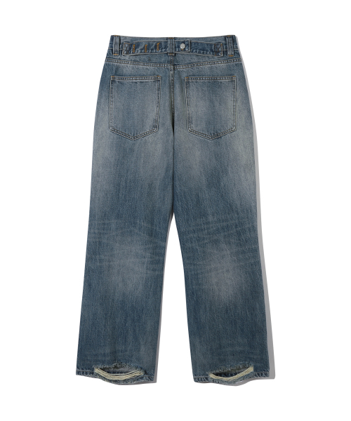 URBANSTOFF(アーバンストッフ)の「ダメージバーティカルデニムパンツ(ミッドブルー)(デニムパンツ・レディース・その他・MEDIUM/LARGE/SMALL)」の3枚目の写真