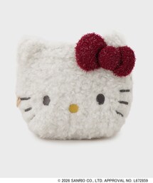 ハローキティコラボ（ハローキティコラボ）の「◆【HELLO KITTY】キティフェイスシェル型ポーチ（ポーチ）」