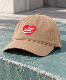 Coca Cola（コカコーラ）の「【Coca-Cola/コカ・コーラ】コットンキャップ/チェリーコーク/ハートロゴ刺繍（キャップ）」