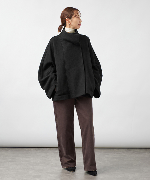 VERMEIL par iena(ヴェルメイユパーイエナ)の「Room no.8 BLACK ルームエイト ブラック Boucle Hi/N Short Coat(その他アウター・レディース・ブラック・FREE)」の16枚目の写真
