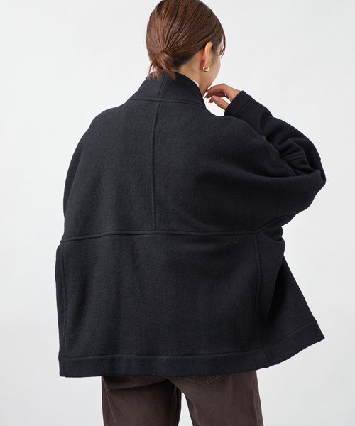 VERMEIL par iena(ヴェルメイユパーイエナ)の「Room no.8 BLACK ルームエイト ブラック Boucle Hi/N Short Coat(その他アウター・レディース・ブラック・FREE)」の19枚目の写真
