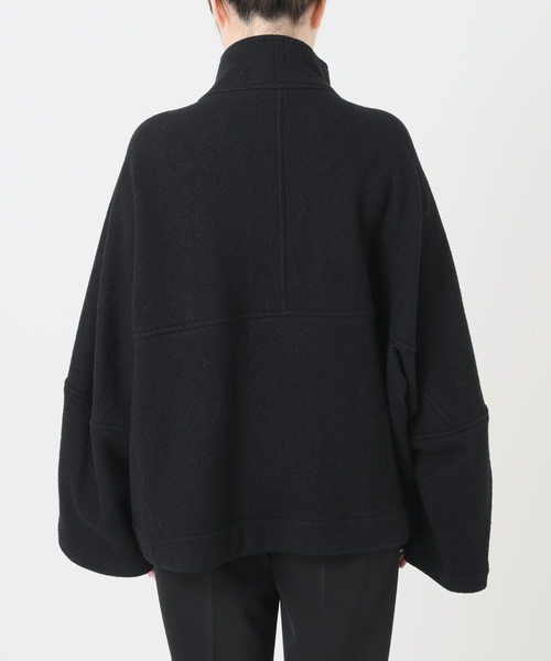 VERMEIL par iena(ヴェルメイユパーイエナ)の「Room no.8 BLACK ルームエイト ブラック Boucle Hi/N Short Coat(その他アウター・レディース・ブラック・FREE)」の3枚目の写真