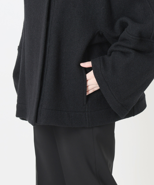VERMEIL par iena(ヴェルメイユパーイエナ)の「Room no.8 BLACK ルームエイト ブラック Boucle Hi/N Short Coat(その他アウター・レディース・ブラック・FREE)」の6枚目の写真