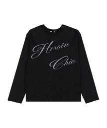 ERTR（イーアールティーアール）の「Heroine Chic 長袖Tシャツ ブラック（Tシャツ/カットソー）」