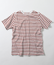 GLOBAL WORK | 【高品質素材使用】スーピマボーダークルーＴ/707597(Tシャツ/カットソー)