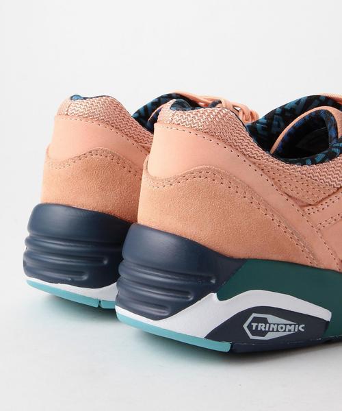 PUMA × ALIFE（プーマ×エーライフ）の「＜PUMA（プーマ）＞×＜ALIFE＞ R698 PEACH/スニーカー（スニーカー・メンズ・ピンク・26.5cm/26cm/27cm/27.5cm/28cm）」の4枚目の写真