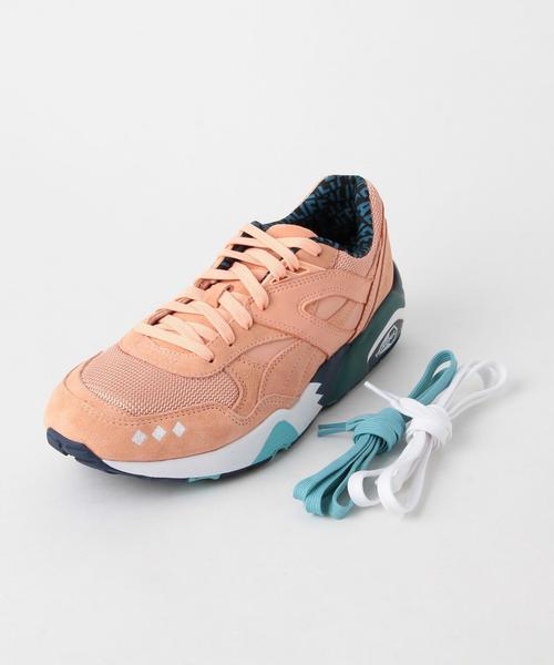 PUMA × ALIFE（プーマ×エーライフ）の「＜PUMA（プーマ）＞×＜ALIFE＞ R698 PEACH/スニーカー（スニーカー・メンズ・ピンク・26.5cm/26cm/27cm/27.5cm/28cm）」の6枚目の写真
